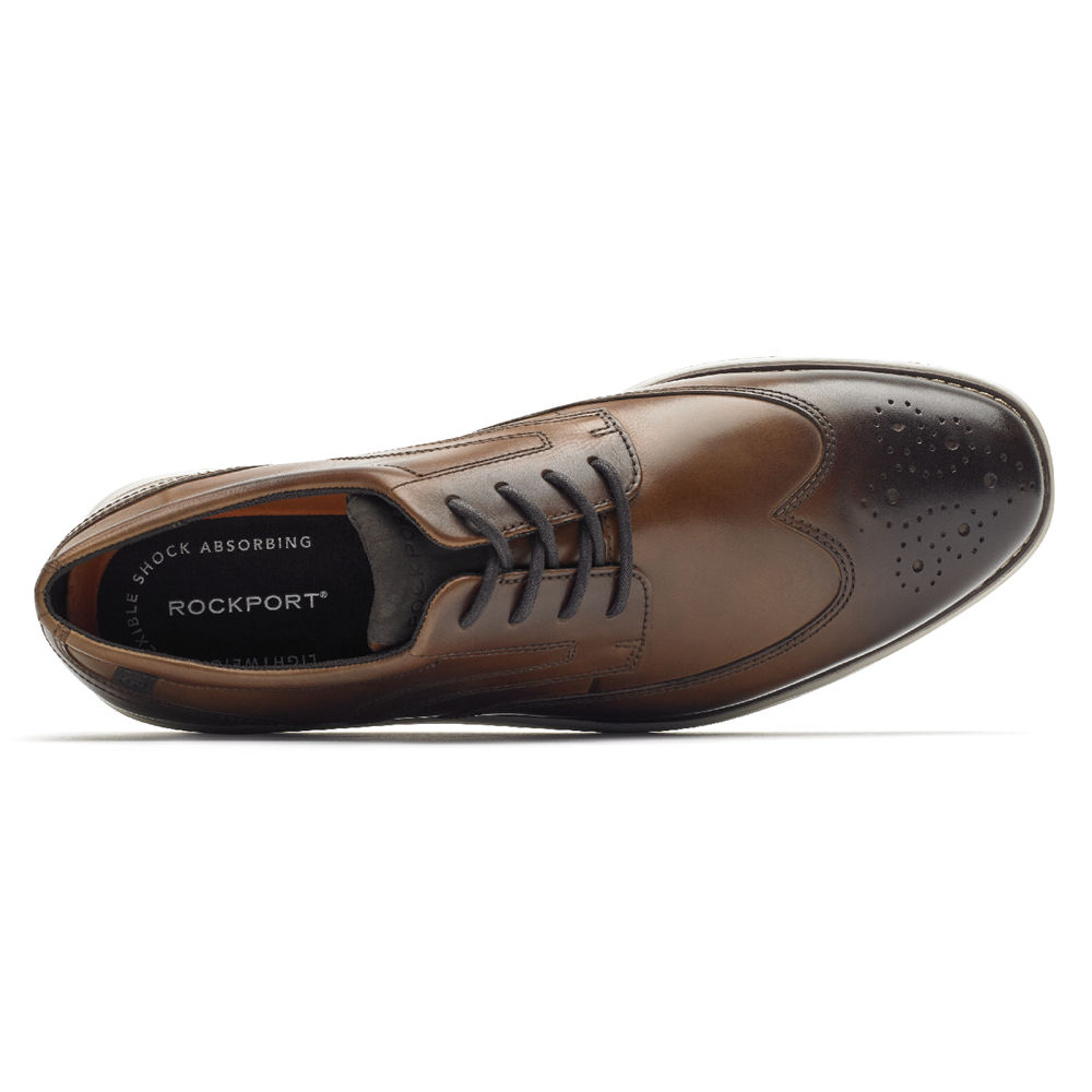 Rockport Oxfords Herre Brune - Garett Wingtip - JBHA68521